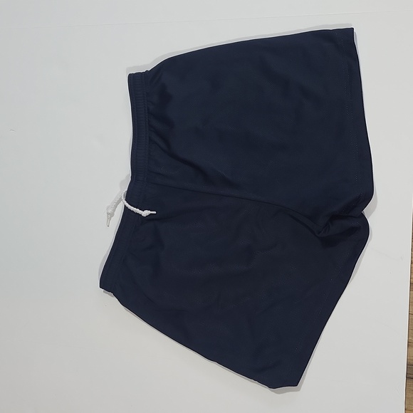 NIKE Dark & Light Full Coverage Blue Reversible Mesh Shorts w/ Drawstring Waist - Picture 8 of 14